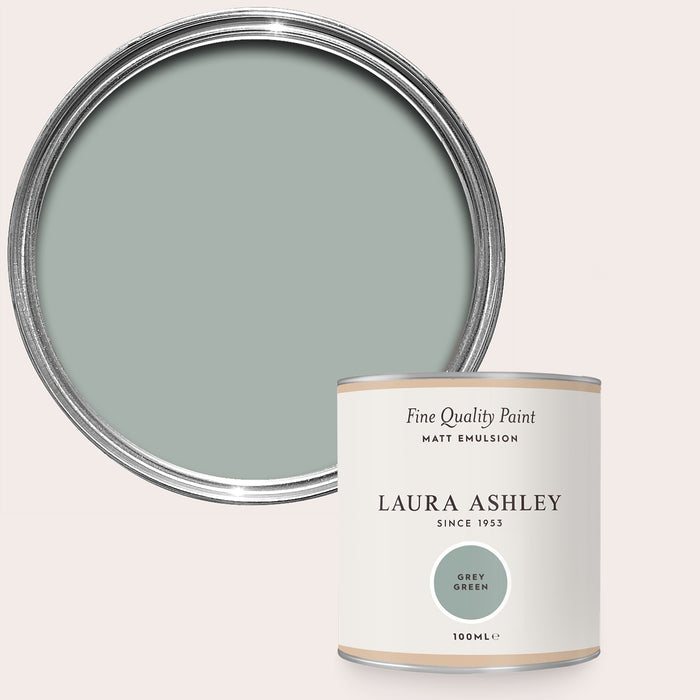 Laura Ashley Matt Emulsion Wall & Ceiling Paint - Green Grey