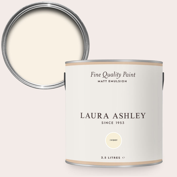 Laura Ashley Matt Emulsion Wall & Ceiling Paint - Ivory