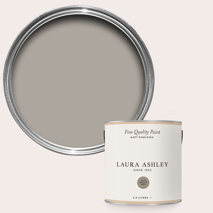 Laura Ashley Matt Emulsion Wall & Ceiling Paint - Pale French Grey