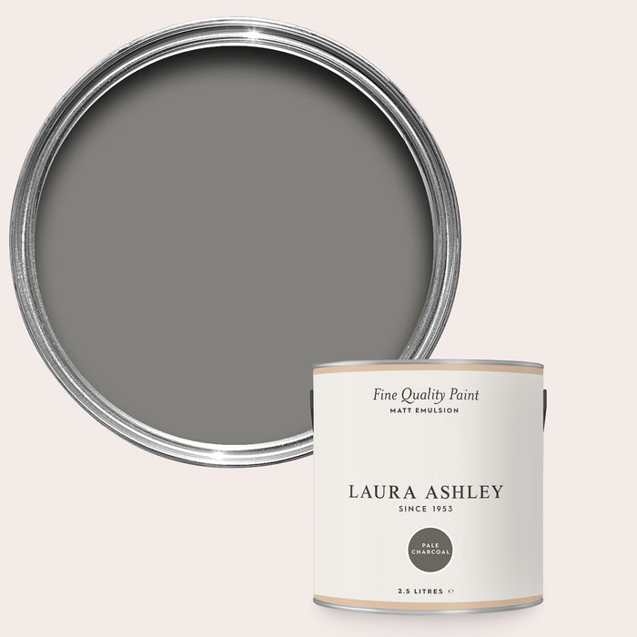 Laura Ashley Matt Emulsion Wall & Ceiling Paint - Pale Charcoal