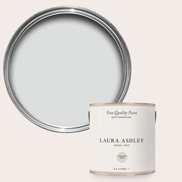Laura Ashley Matt Emulsion Wall & Ceiling Paint - Powder Grey