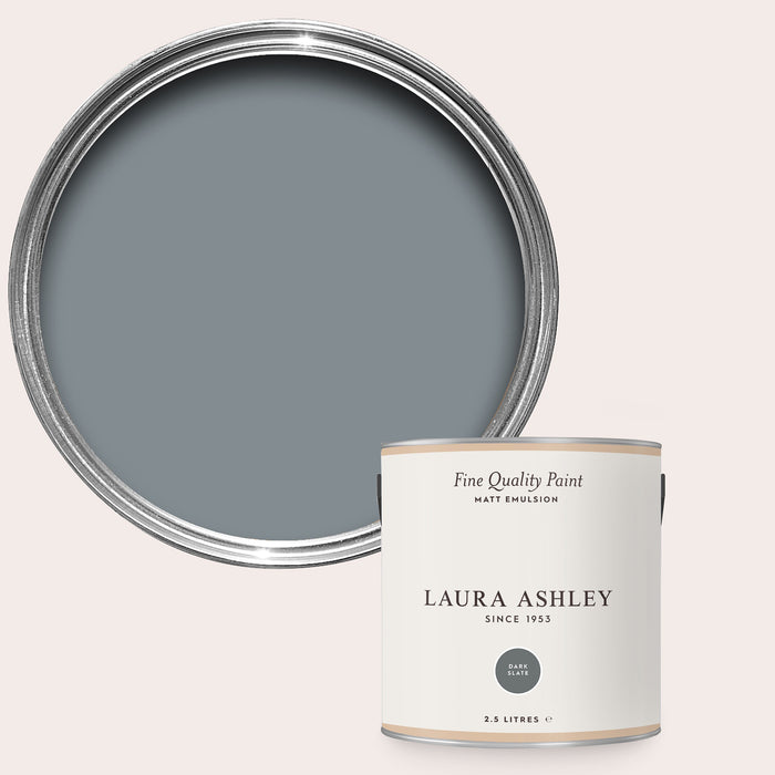 Laura Ashley Matt Emulsion Wall & Ceiling Paint - Dark Slate