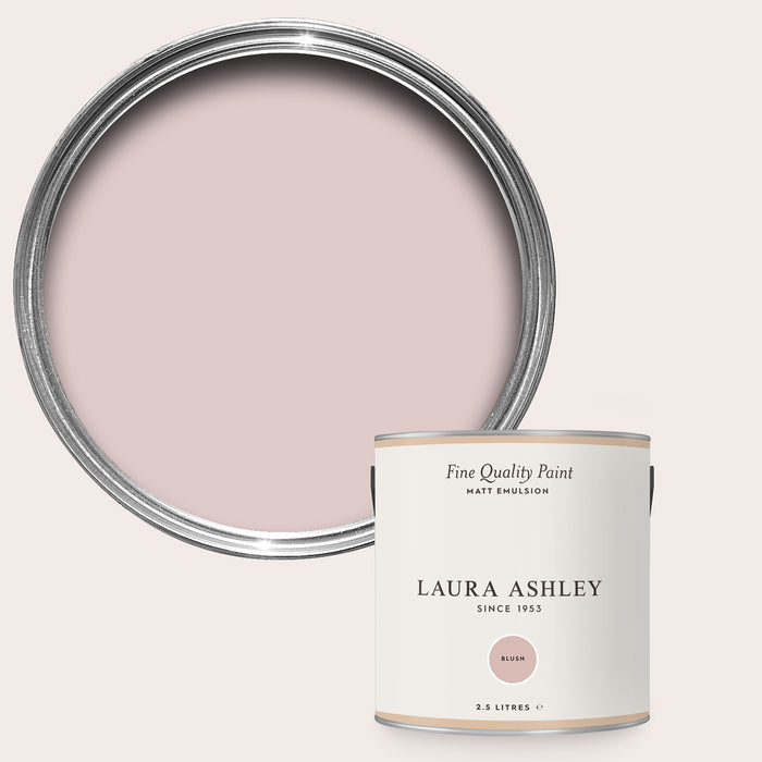 Laura Ashley Matt Emulsion Wall & Ceiling Paint - Blush Pink