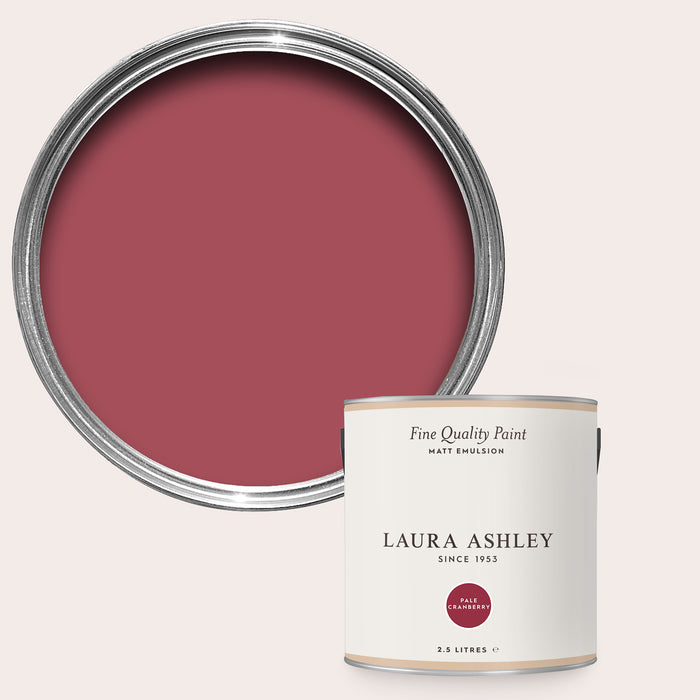 Laura Ashley Matt Emulsion Wall & Ceiling Paint - Pale Cranberry