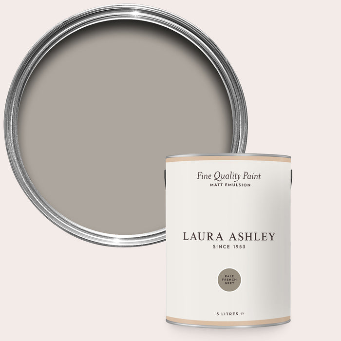 Laura Ashley Matt Emulsion Wall & Ceiling Paint - Pale French Grey