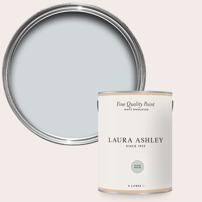 Laura Ashley Matt Emulsion Wall & Ceiling Paint - Slate White