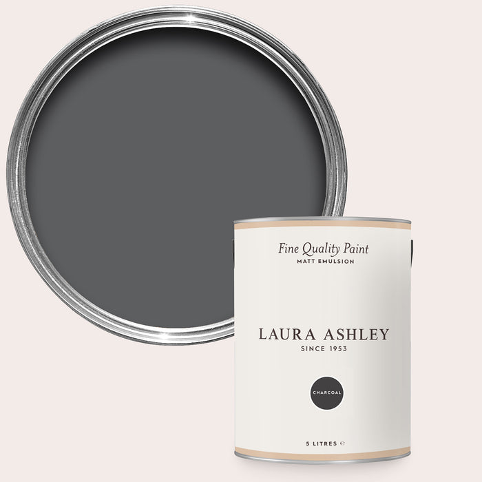 Laura Ashley Matt Emulsion Wall & Ceiling Paint - Charcoal