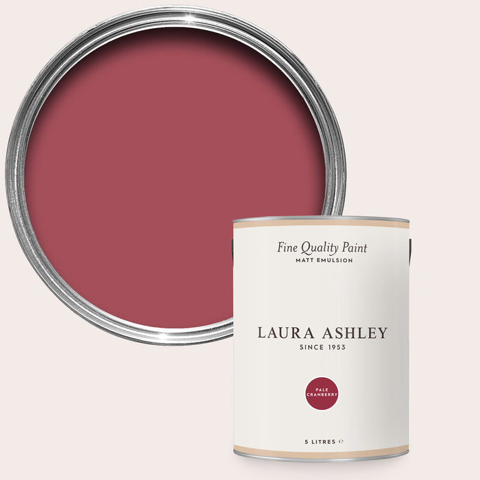 Laura Ashley Matt Emulsion Wall & Ceiling Paint - Pale Cranberry