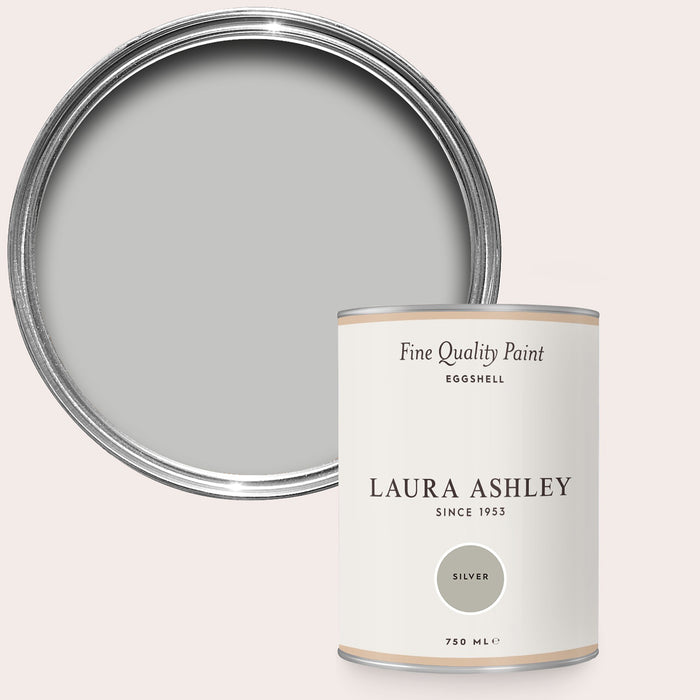 Laura Ashley Matt Emulsion Wall & Ceiling Paint - Silver