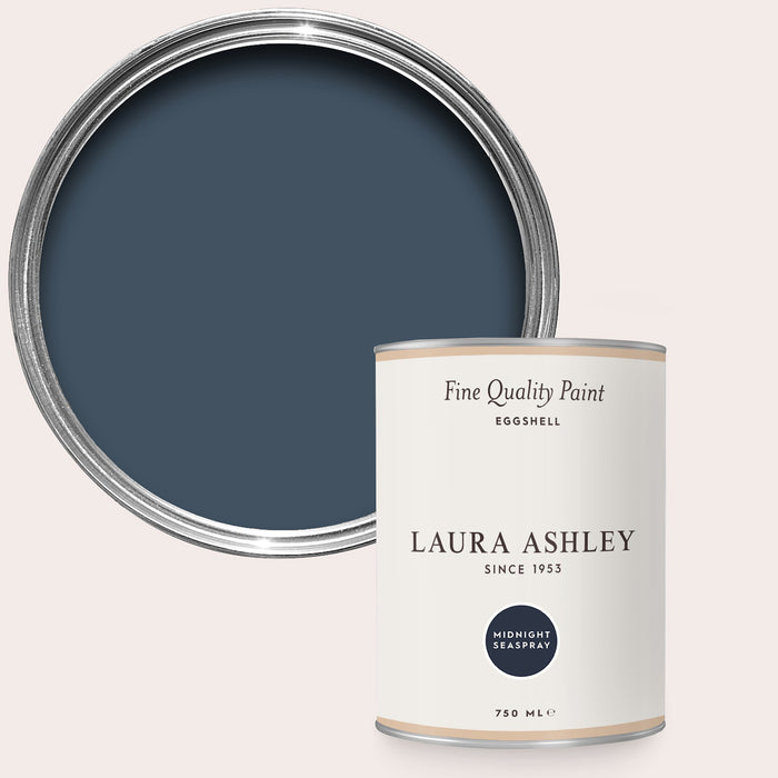 Laura Ashley Matt Emulsion Wall & Ceiling Paint - Midnight Seaspray