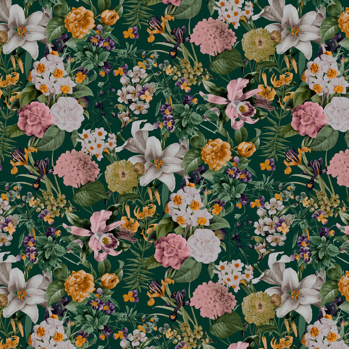 Graham & Brown Glasshouse Flora Emerald Wallpaper