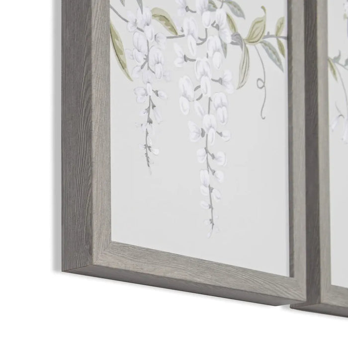 Laura Ashley Wall Art - Parterre Framed Canvases - Set  of 3