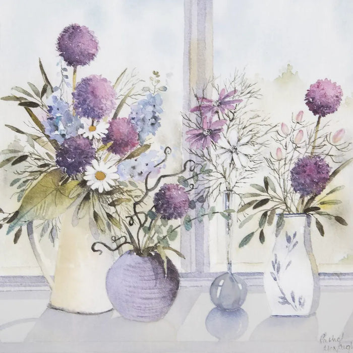 Laura Ashley - Allium Blooms Framed Print