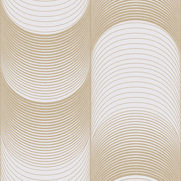 Graham & Brown Eclipse Pearl & Gold Wallpaper