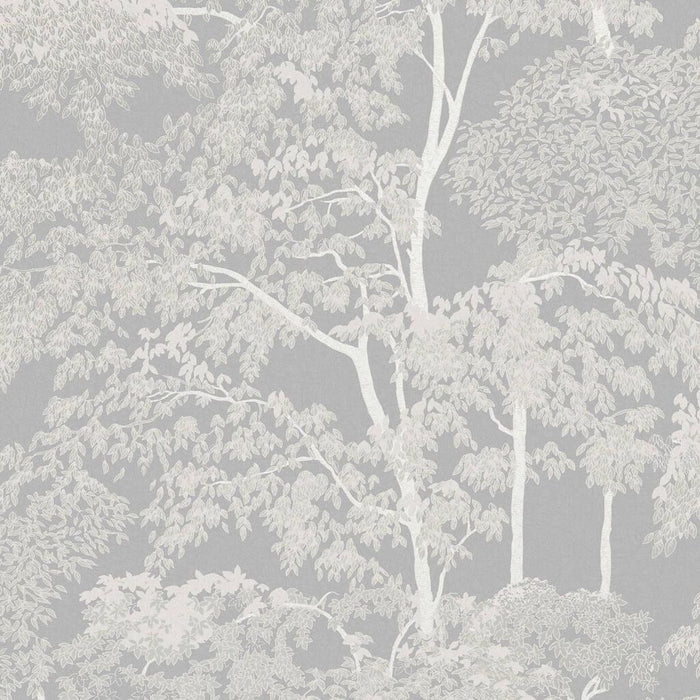 Graham & Brown Idyll Tree Grey Wallpaper