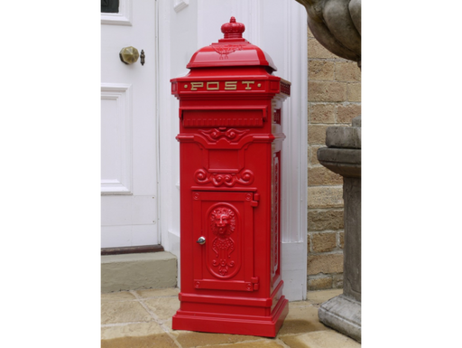 Red Post Box - Outdoor - Decor Interiors -  House & Home