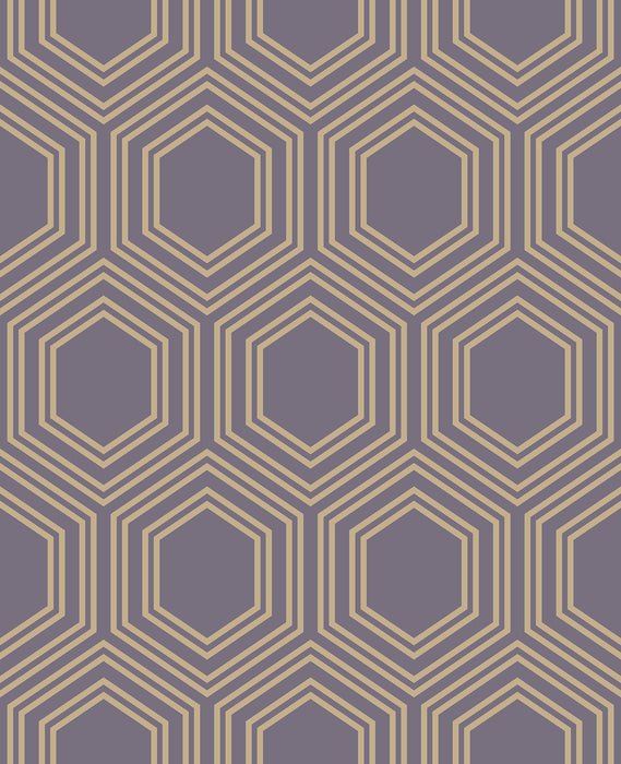 Next Wallpaper -  Honeycomb Geo Mauve