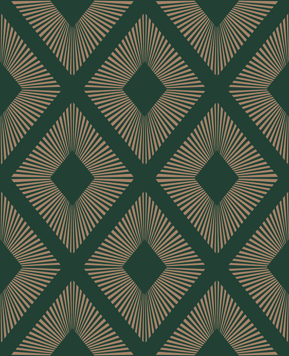 Next Wallpaper -  Deco Triangle Emerald