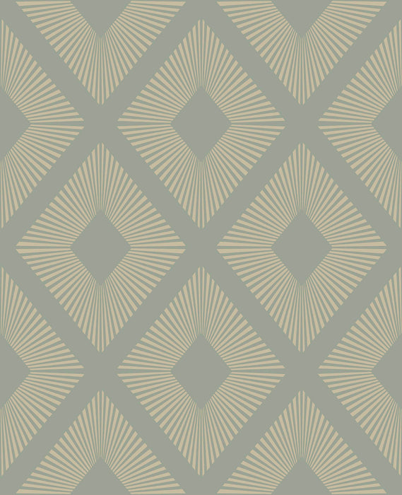 Next Wallpaper -  Deco Triangle Sage