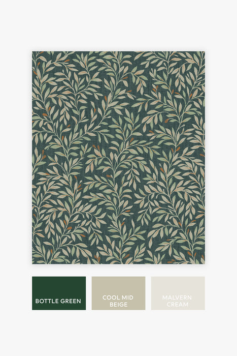 Next Wallpaper -  Ditsy Leaf Emerald