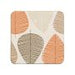 Orange Leaf Cork Coasters - Set of 4 - Decor Interiors -  House & Home