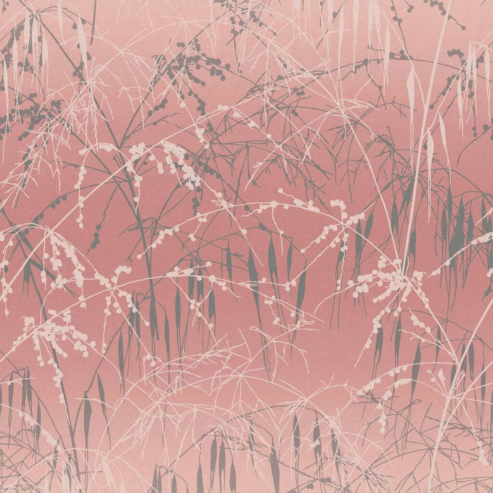 Clarissa Hulse Wallpaper - Meadow Grass Shell & Pewter