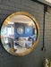 Evelyn Round Gold Leaf Wall Mirror - Decor Interiors -  House & Home