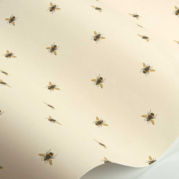 Wallpaper By Joules - Botanical Bee Creme
