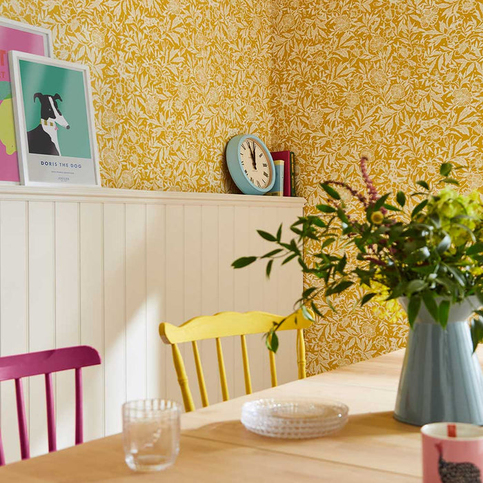 Wallpaper By Joules - Twilight Ditsy Antique Gold