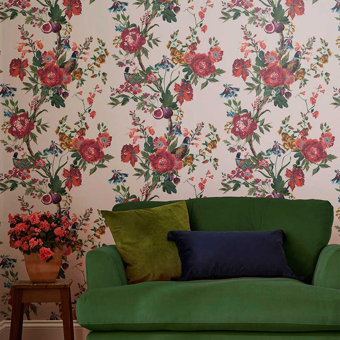 Wallpaper By Joules - Forest Chinoiserie Antique Creme