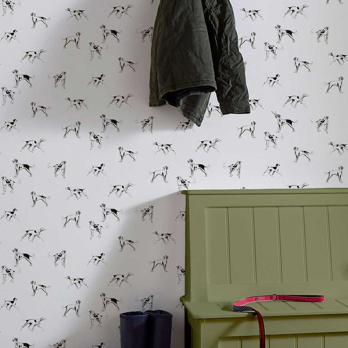 Wallpaper By Joules - Sketchy Dogs Creme