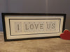 'I Love Us' Vintage Playing Card Sign - Decor Interiors -  House & Home