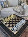 Oversized Silver & Gold Chess Set - Decor Interiors -  House & Home