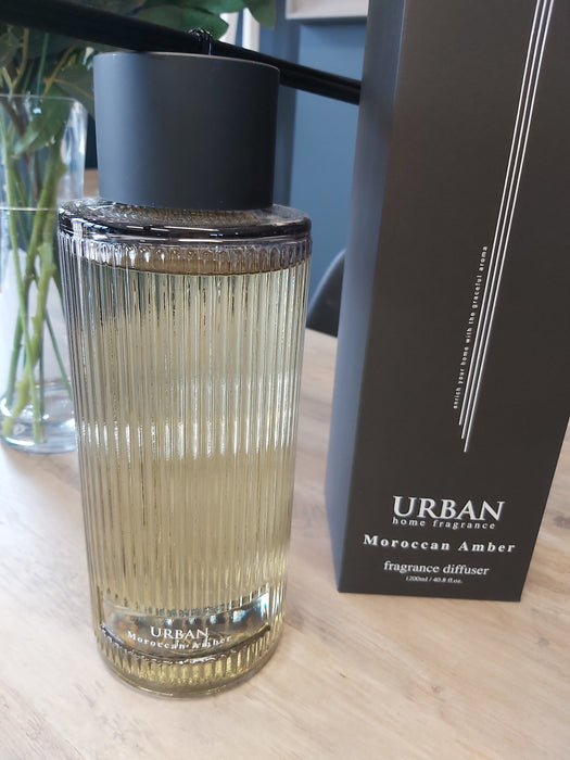 Urban Reed Diffuser - "Moroccan Amber" Fragrance - 1200ml