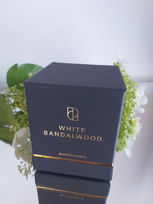 Scented Candle, White Sandalwood, Gold