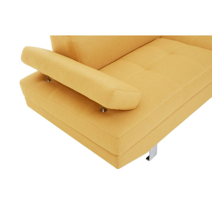 Clements Ochre Linen Modular Corner Sofa