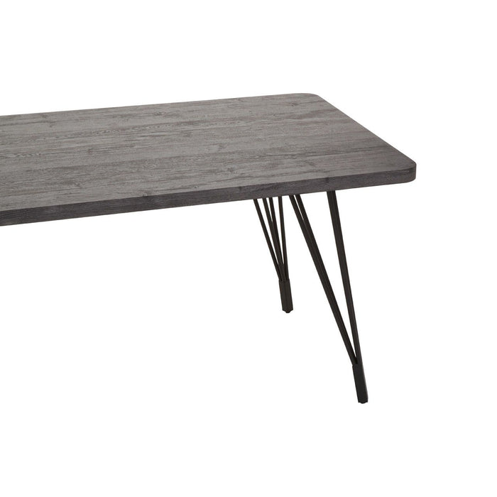 Anube Dark Grey Wood Rectangle Table 160cms X 90cms - Decor Interiors -  House & Home