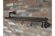 Wood & Metal Pipe Wall Shelf - 80cms - Decor Interiors -  House & Home