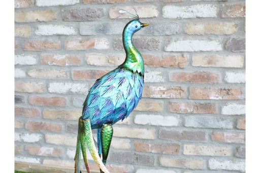 Penelope the Peacock- Outdoor Metal Decor - Decor Interiors -  House & Home