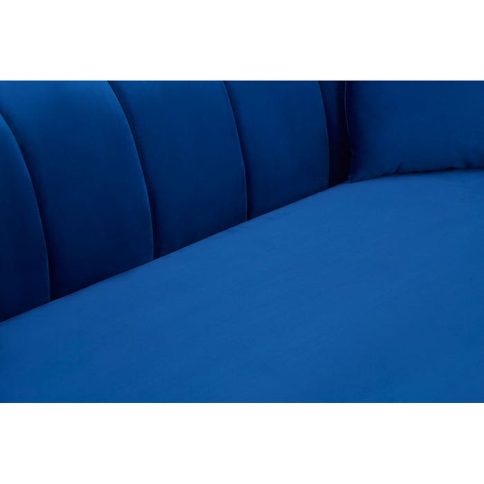 Florine Midnight 3 Seater Velvet Sofa - Decor Interiors -  House & Home