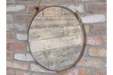 Distressed Bronze Rope Strap Mirror - Decor Interiors -  House & Home
