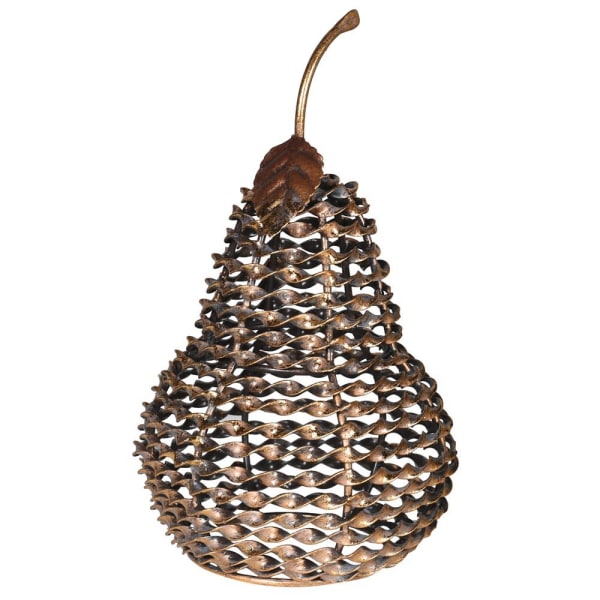 Twisted Metal Deco Pear - Decor Interiors -  House & Home