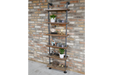 Wood & Metal Industrial Style Wall to Floor Pipe Shelving - Decor Interiors -  House & Home