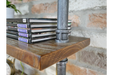Wood & Metal Industrial Style Wall to Floor Pipe Shelving - Decor Interiors -  House & Home