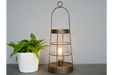 Bronze Metal Cage Lantern / Table Lamp - Decor Interiors -  House & Home