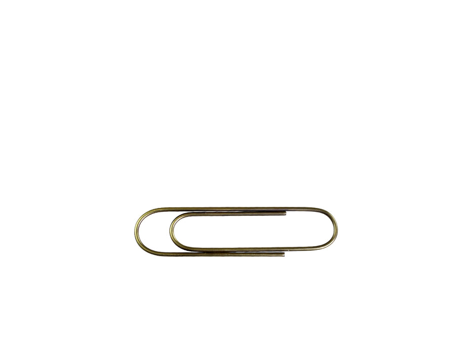 Large Gold Metal Paper Clip - Decor Interiors -  House & Home