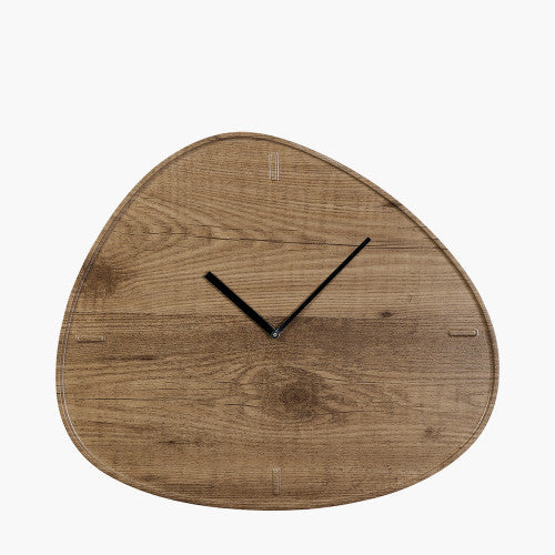 Merano Natural Oak Wall Clock