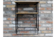 Metalworks Metal Industrial Style Cage Shelves / Wine Rack - Decor Interiors -  House & Home