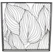Blacksmith Metal Square Wall Art with Leaves - Decor Interiors -  House & Home