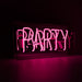 'PARTY' IN PINK ACRYLIC BOX NEON LIGHT - Decor Interiors -  House & Home